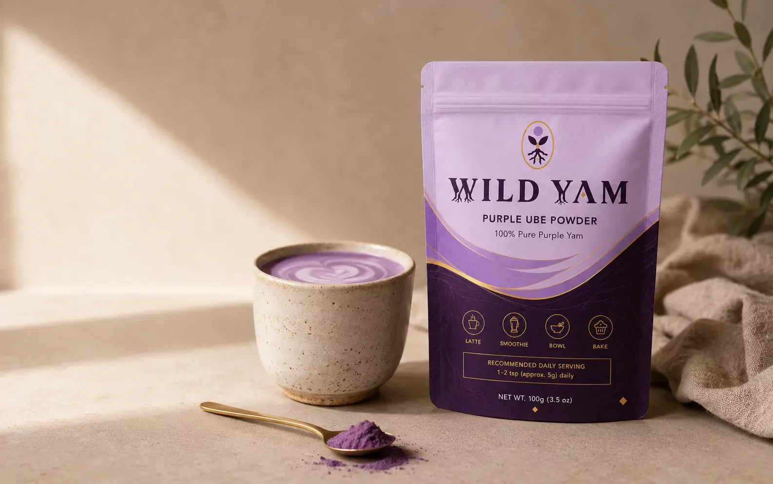 Your daily purple ritual.