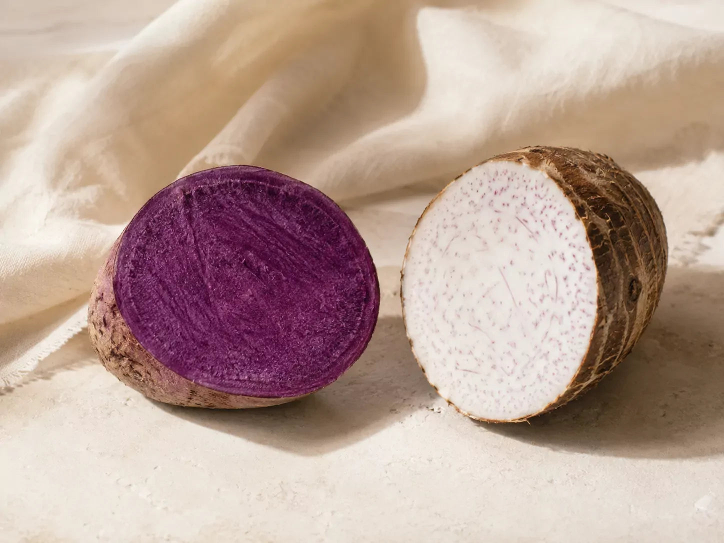 Ube vs. taro